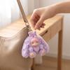 Bag Charm Vinyl Face Plush Toys Stuffed Animal Bunny Bag Pendant  Backpack Decoration