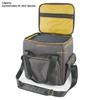 Portable Record Album Storage Travel Organizer Bag Albums Storage Carrying Bag With Divider for Travel Collection