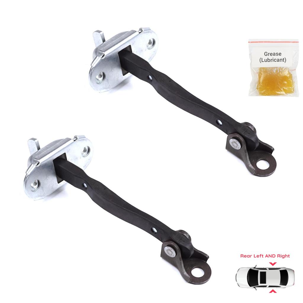 BDP1370-1 2 Pieces Rear Door Stop Check Assy Limiter Strap for Toyota Yaris Vitz MK3 P13 2010-2014 Vios P15 Verso S P12 Pre-Facelift 6863052120