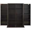 VEVOR Szafka na media, 4-poziomowy organizer na półki DVD, 610 x 368 x 846 mm Organizer na multimedia na CD, DVD, książki, gry