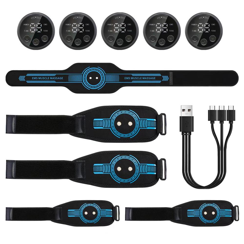 Smart EMS 5-Piece Abdominal Muscle Belt & Trainer