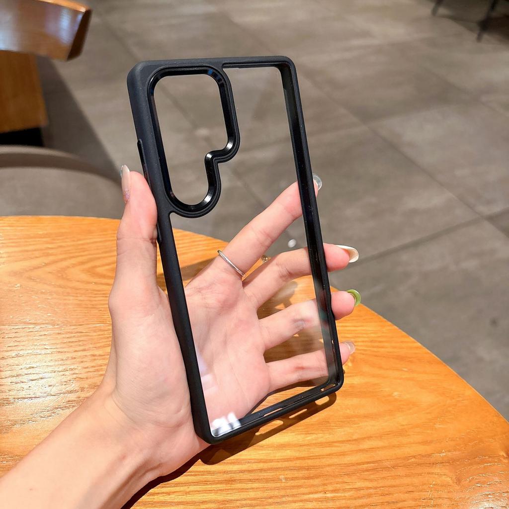 Metal Eagle Eye is suitable for Samsung S25ultra mobile phone case s24p transparent acrylic anti-drop protective case.