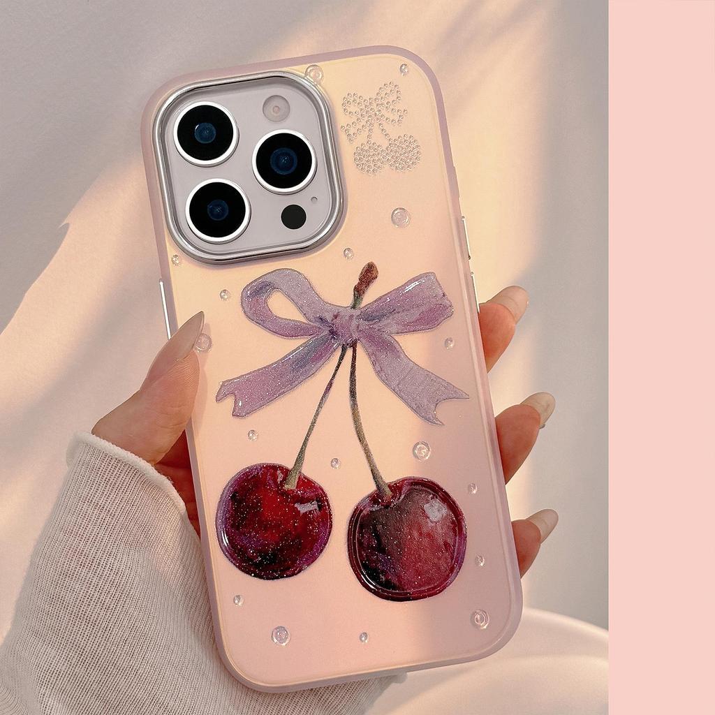 Creative Cherry Phone Case for iPhone 17 and iPhone 17 Pro Max