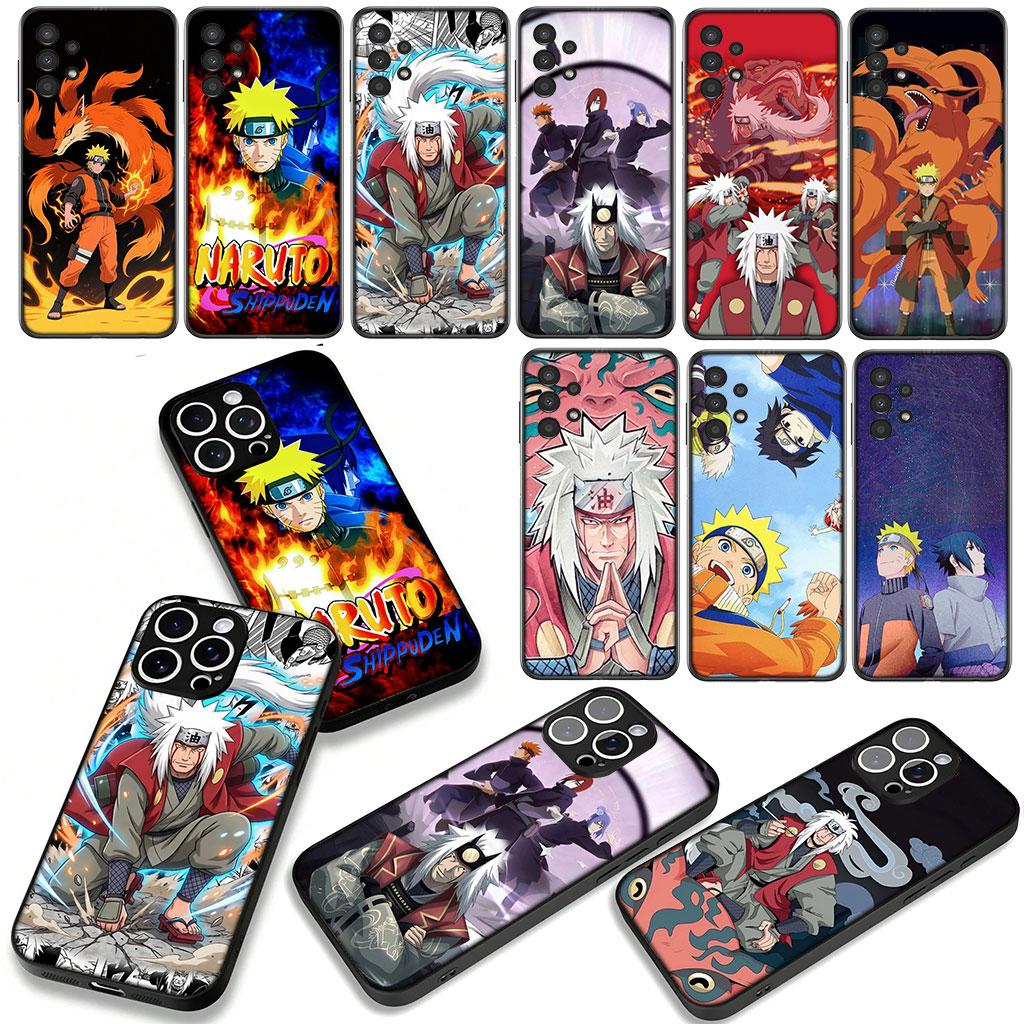 Jiraiya Narutos Uchiha Sasuke Cover Telefoonhoesje voor Apple iPhone 16 15 14 Plus 13 12 Mini 17 Pro Max + ProMax 16E Air