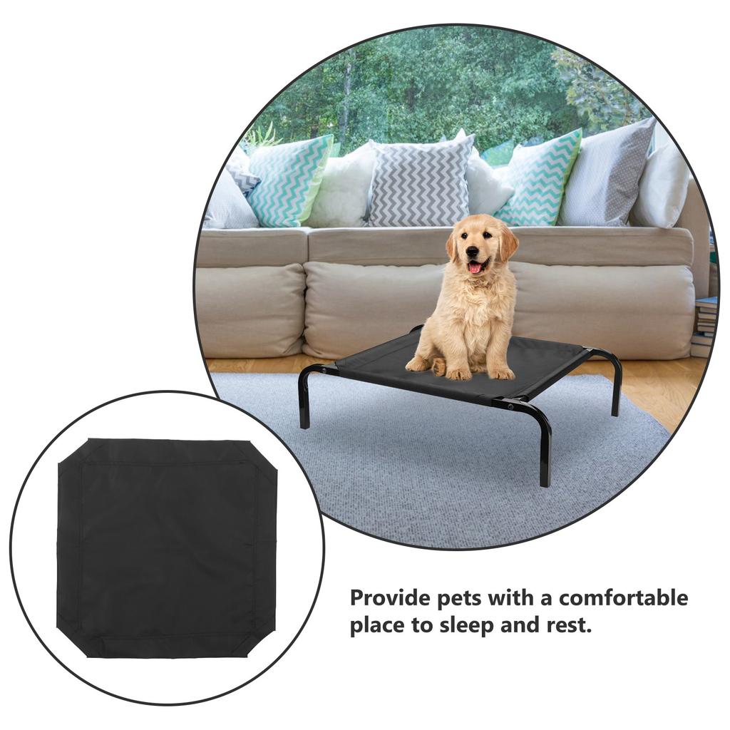 Dog Elevated Bed Breathable Detachable Cover Puppy Sleeping Hammock Washable Wear-Resist Pet Bed Indoor Outdoor Travel Use