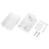 4pcs RJ45-8P8C Single Port Networks Wiring   Mounted Desktop Information Box