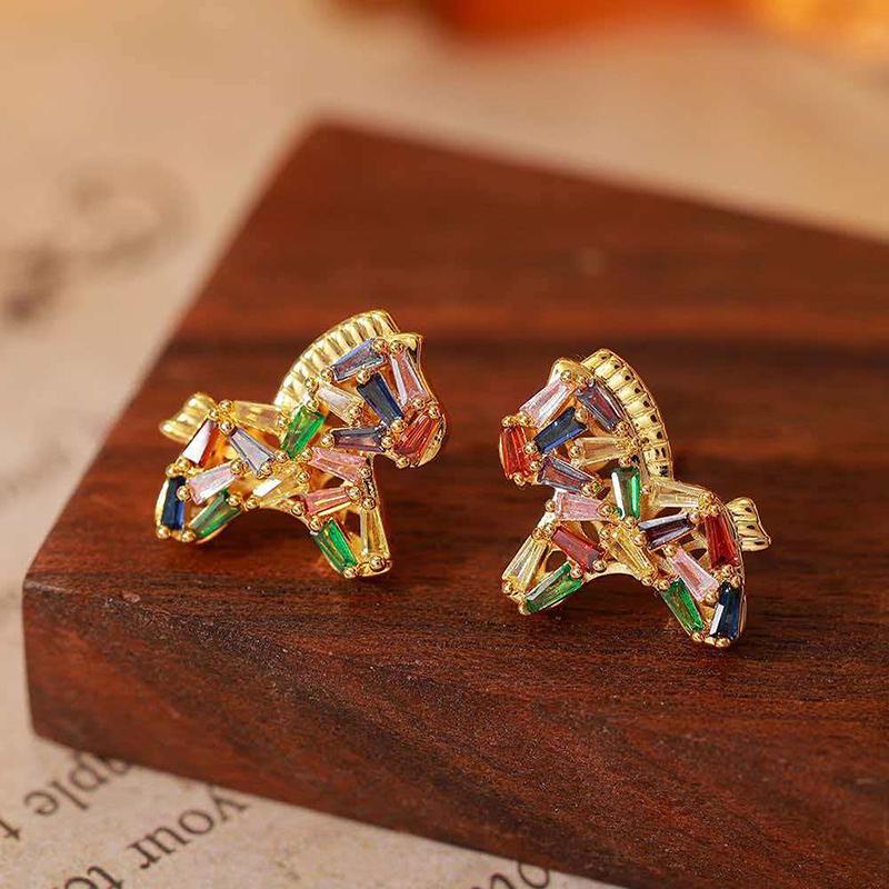 Elegant Colorful Pony Headphone Rhinestones Buckles Clip On Attachment For Freeclip 1 2 Zircons Embellishment
