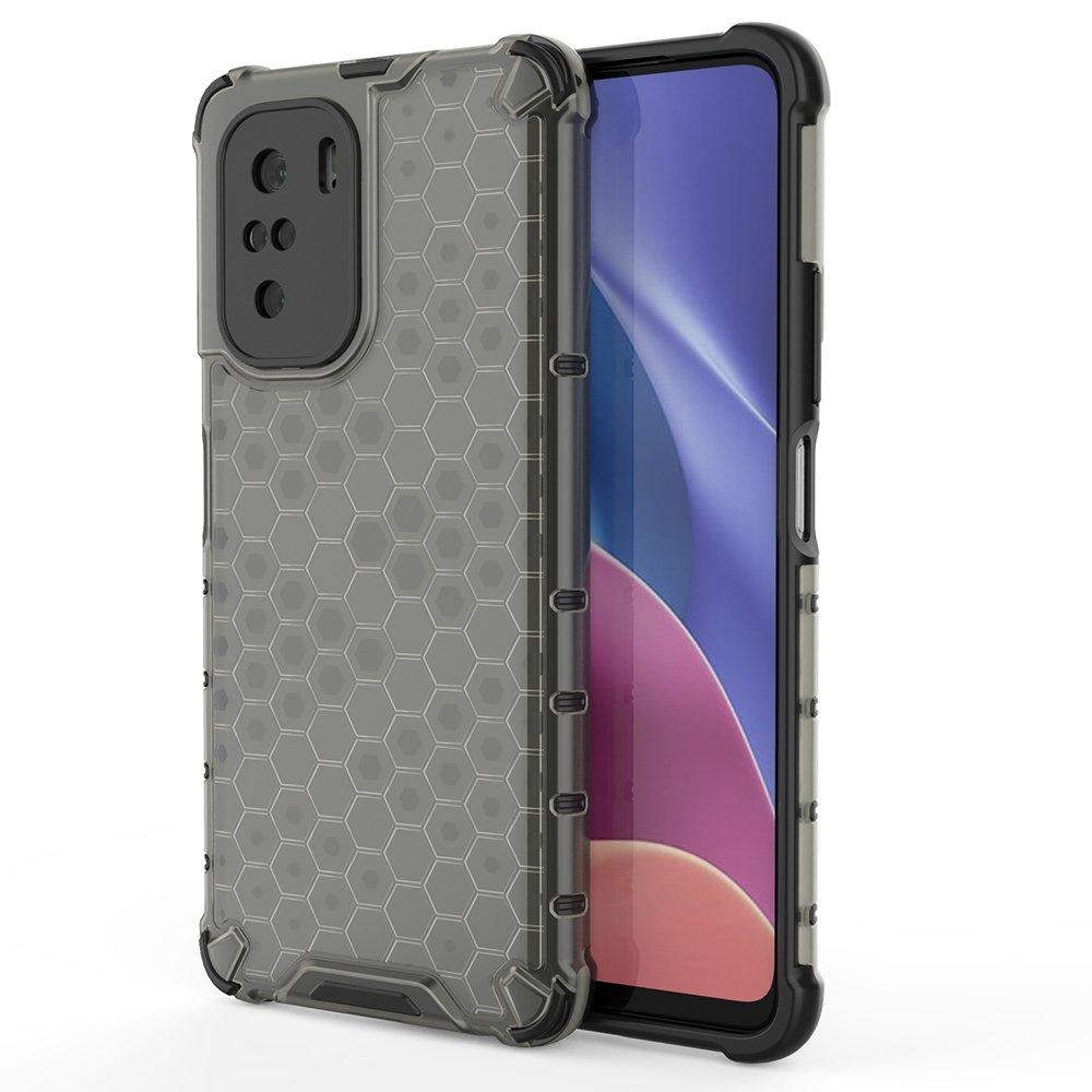 Xiaomi Redmi K40/Poco F3 Carbon Armor Gel Frame Case - Black