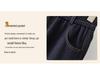 High-Waisted Elastic Denim Wide-Leg Pants for Middle-Aged Women – Stylish and Drapey
