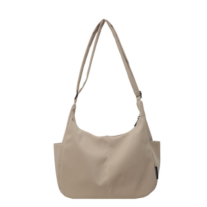 

Популярная новая однотонная простая большая вместительная модная повседневная наплечная сумка-мессенджер для весны и лета хаки