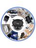 1PC 3inches Portable O Speaker Full FrequencyRange 8ohm 30W Loudspeaker  Sound  Speaker For Home Theater