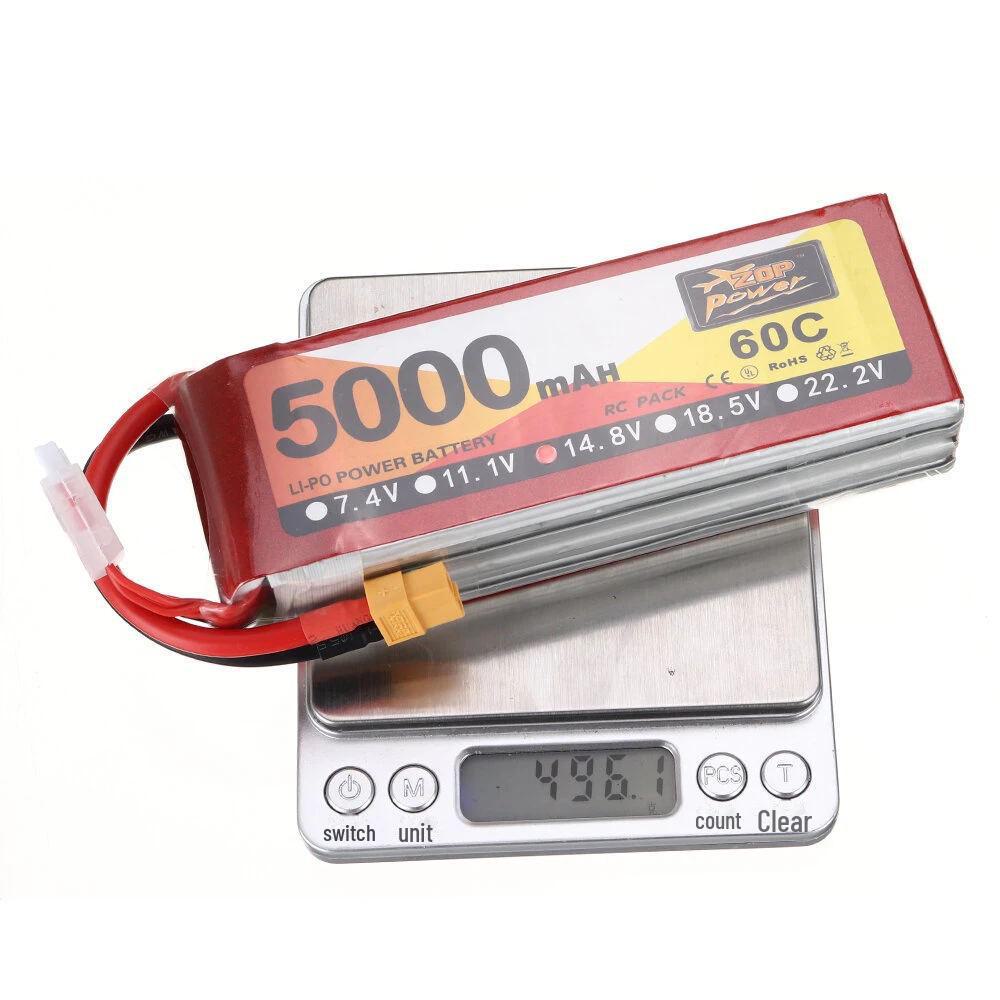 ZOP 5000mAh 11.1V-22.2V 60C High-Rate Lithium Battery for RC Aircraft & Drones
