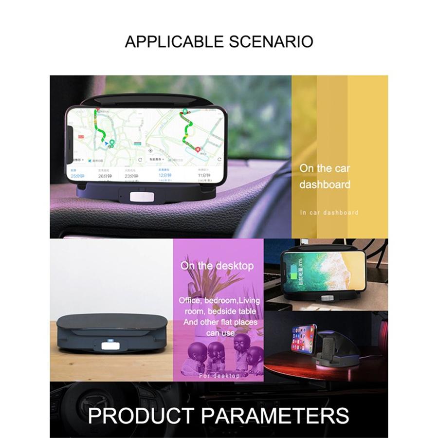New Smart Car Wireless Charger Mobile Phone Holder Automatically Opens Closes Infrared Touch Dual Sensor Wireless Car Charger
