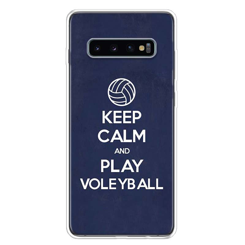 Volleyball Sports Phone Case Cover For Samsung Galaxy A12 A22 A32 A52 A72 A02S A51 A50S A31 A20S A10S Note 20 Ultra 10 Plus Gala