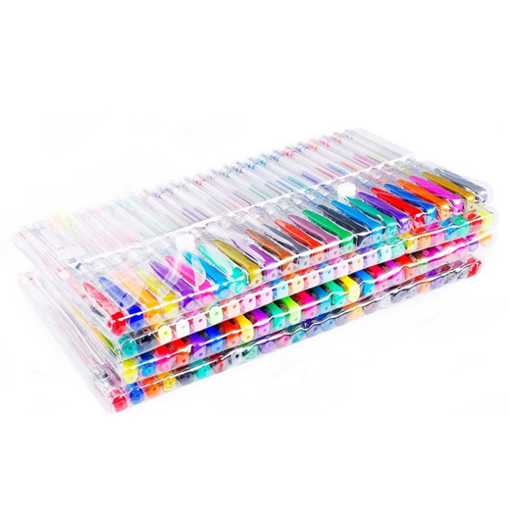 1 100 0pcs Colorful Gel Pens Set Fine Point Art Marker Drawing Smooth Writing Glitter Pen School Buy At A Low Prices On Joom E Commerce Platform