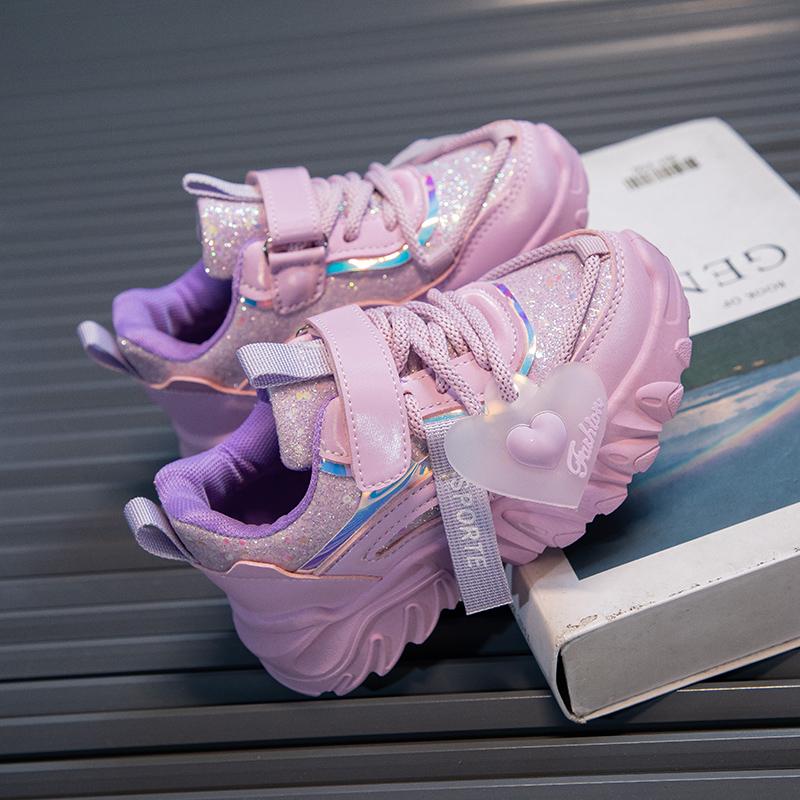 Scarpe Casual Traspiranti Quattro Stagioni Moda Bambini Scarpe Sportive da Corsa per Bambini Studenti Ragazze Sneakers da Ginnastica Comode di Tendenza