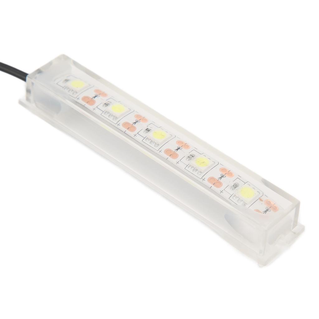 LED Aquarium Light, 3.9 Inch Lighting, Aquarium LED Light, Aquarium Light, Water, White Light, Energy Efficient, Super Bright, Portable Aquarium Light