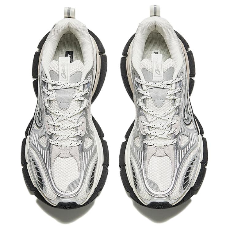 New Anta Champion Series AG-G01 Slip-Resistant Low-Top Casual Shoes Men's White Silver 112438805A-2
