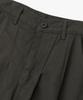 COFWI Jonos Multi-Tuck Wide Pants Charcoal Brown