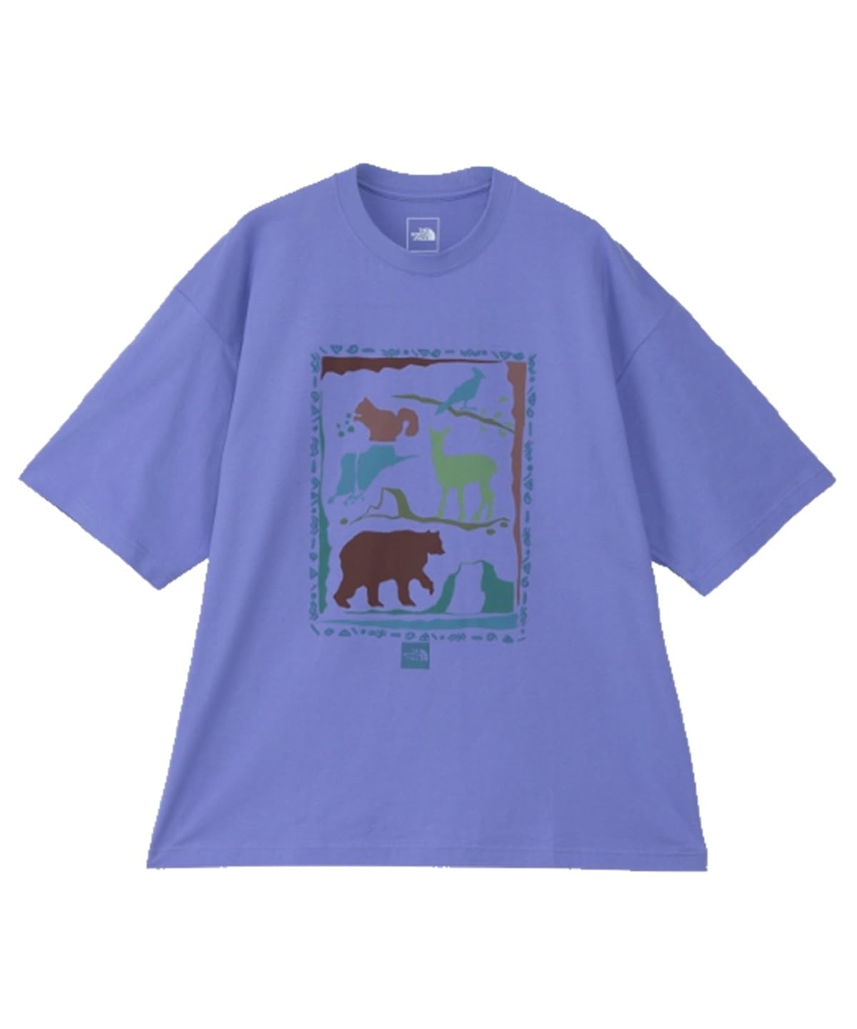 

Футболка с коротким рукавом North Yosemite Animal Optic M [Лицо], Фиолетовый,