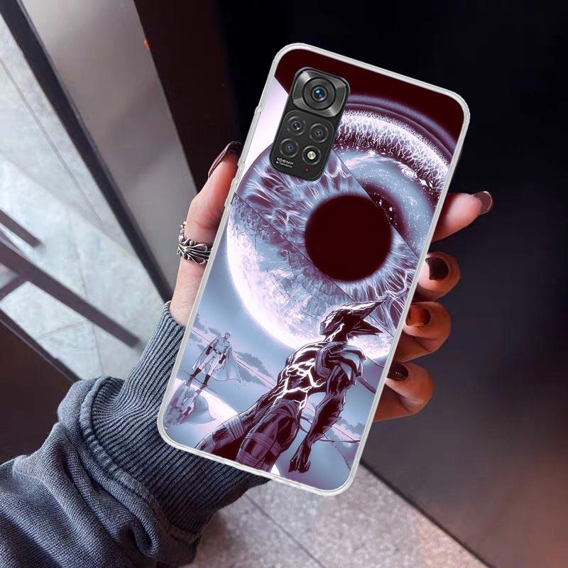 One P-Punch-Man Garou Phone Case For Xiaomi Redmi Note 10 11 12 13 14 15 Pro Plus 11S 12S 14S 11T 11E 10S Soft TPU Back Cover Re