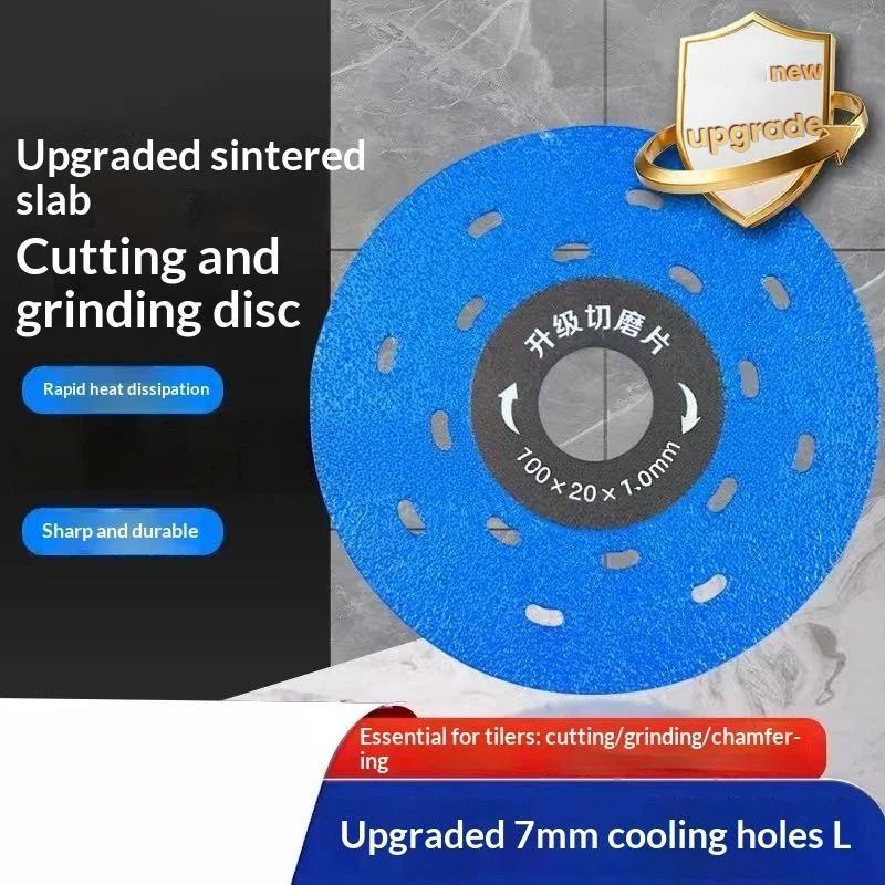 100mm Diamond Saw Blade Multifunctional Cutting Grinding Disc Durable Sharp Cutter Wheel for Tile Stone Metal DIY Projects
