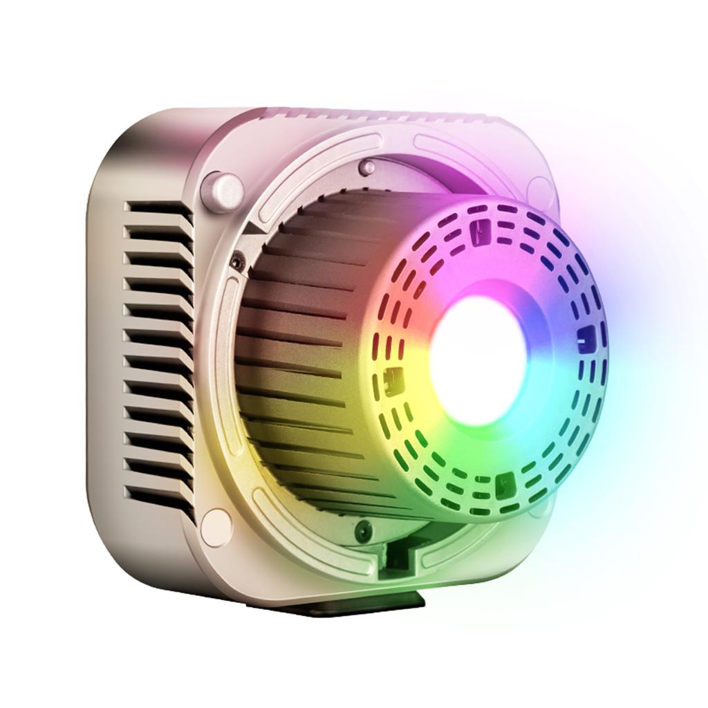 100W RGB LED Video Light with COB Beads, 4800 Lxu 97+ CRI, RGB Color, 51 Lighting Effects, Continuous Output Lighting, APP Control, for Filmmaking, Vi