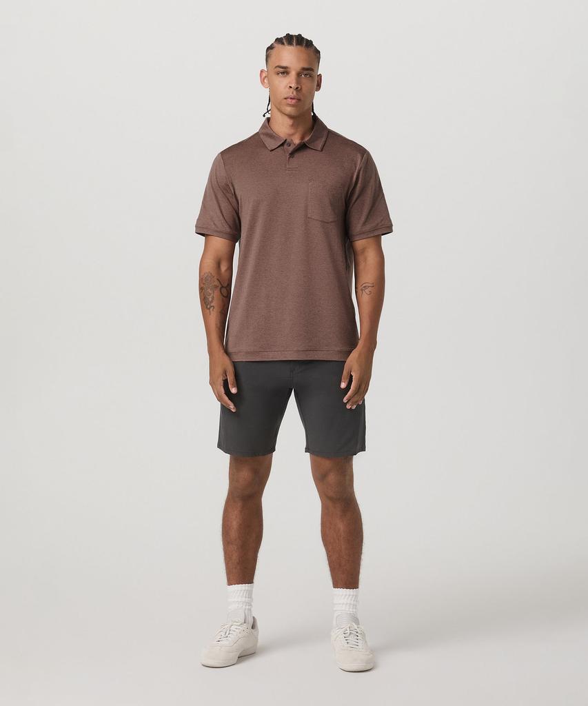 VUORI [Men'S] Short Sleeve Ponto Performance Polo_Brown_Vr16121029