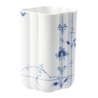 Importierte blaue Blumenvase von Royal Copenhagen, Palmette, Höhe 15 cm, Hochzeitsgeschenk, 1017428 [Reguläres Produkt]