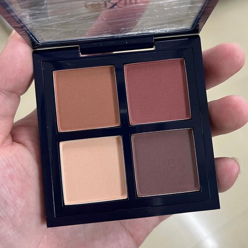 Retro Red-Brown Eyeshadow Palette Matte Earth-Tone Four-Color Eyeshadow Natural Waterproof and Sweat-Proof 2025 New Authentic Product