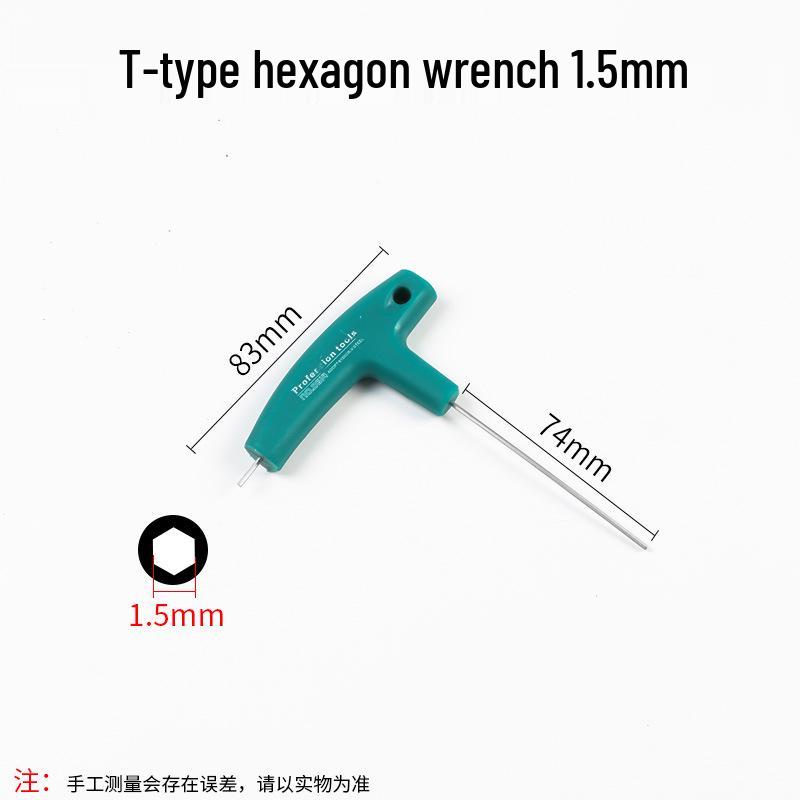 Hex Socket Wrench and Screwdriver with Plastic Handle
