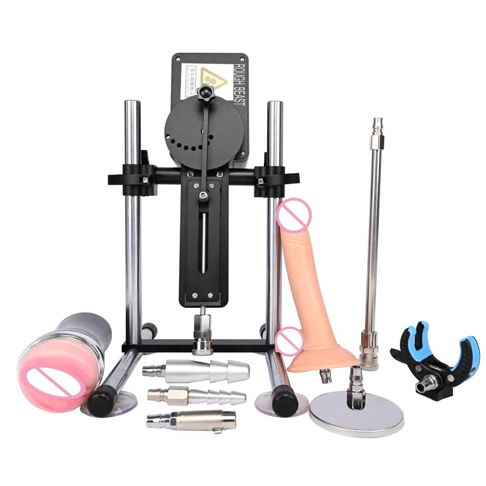Sex Machine ROUGH BEAST Remote Control Quiet 360 Agree Adjustable Masturbation Machine for Women Men