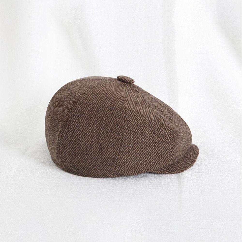 Tweed Barneslue Søt Avisgutthelse Ny Barnesvisirlue Fritidsklær