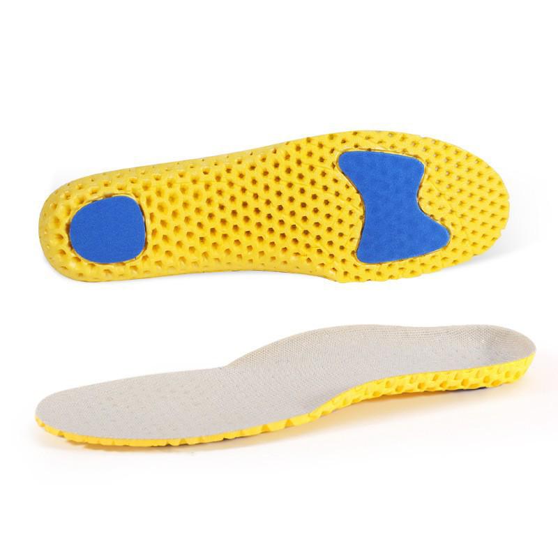 Unisex High-Elastic Breathable Sports Insoles: Sweat-Absorbing, Deodorizing, Thickened Shock Absorption for Military Training & Basketball