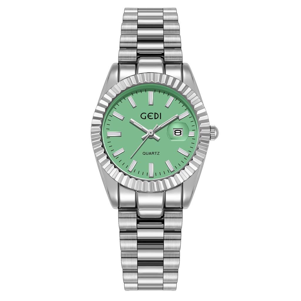 Steel Belt Watch Women'S Log Type Same Watch Women'S High-End Calendar Watch
