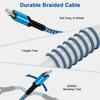 USB to USB C Cable 10FT Long Braided USB A to Type C Charger Fast Charging Power Cord for Samsung Galaxy A17/A16 5G/A15/A56/A36/A55/S25 Edge/S24