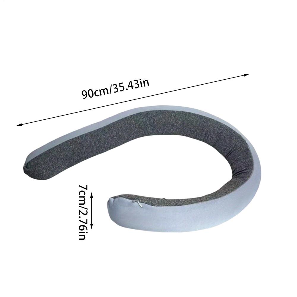 

Versatile Spiral Travel Pillow Adjustable Spiral Wrapping Cushion Headrest S-shaped Memory Cotton Airplane Neck Pillow