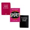 Splurt Card Game Splurt! Portable Party Card Game Think Fast Say it First Board Deck