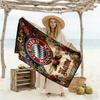 Bayern Munich Celebration Personalized Text Beach Towel High Absorbency & Quick-Dry