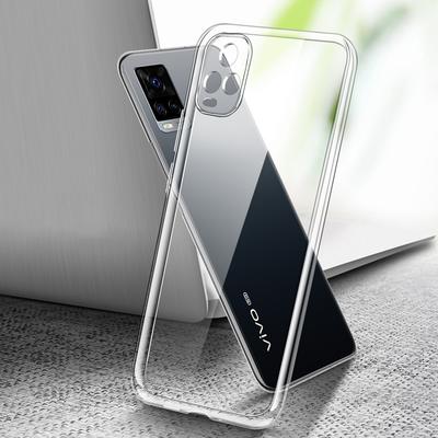 Clear Phone Case for VIVO Y21 Y21S Y33S Soft TPU Camera Lens Protection Transparent Back Cover Y33 S Fundas Coque Armor Bag