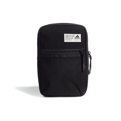 Saszetka na telefon komórkowy z poliestru z recyklingu, Torba na ramię, Torba crossbody Mini Unisex Czarna Adidas HB1337