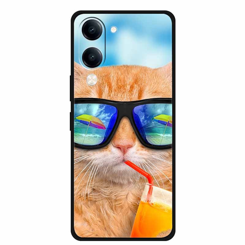 For Vivo Y29s Case Phone Cover Black Silicone Soft Case for Vivo Y19s GT Cover 6.74" Shell Dustproof Coque VIVO Y19sGT Y29 S 5G