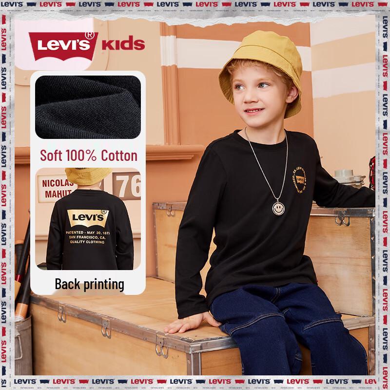 LEVI S Kids Long-Sleeve Crew Neck T-Shirt 6