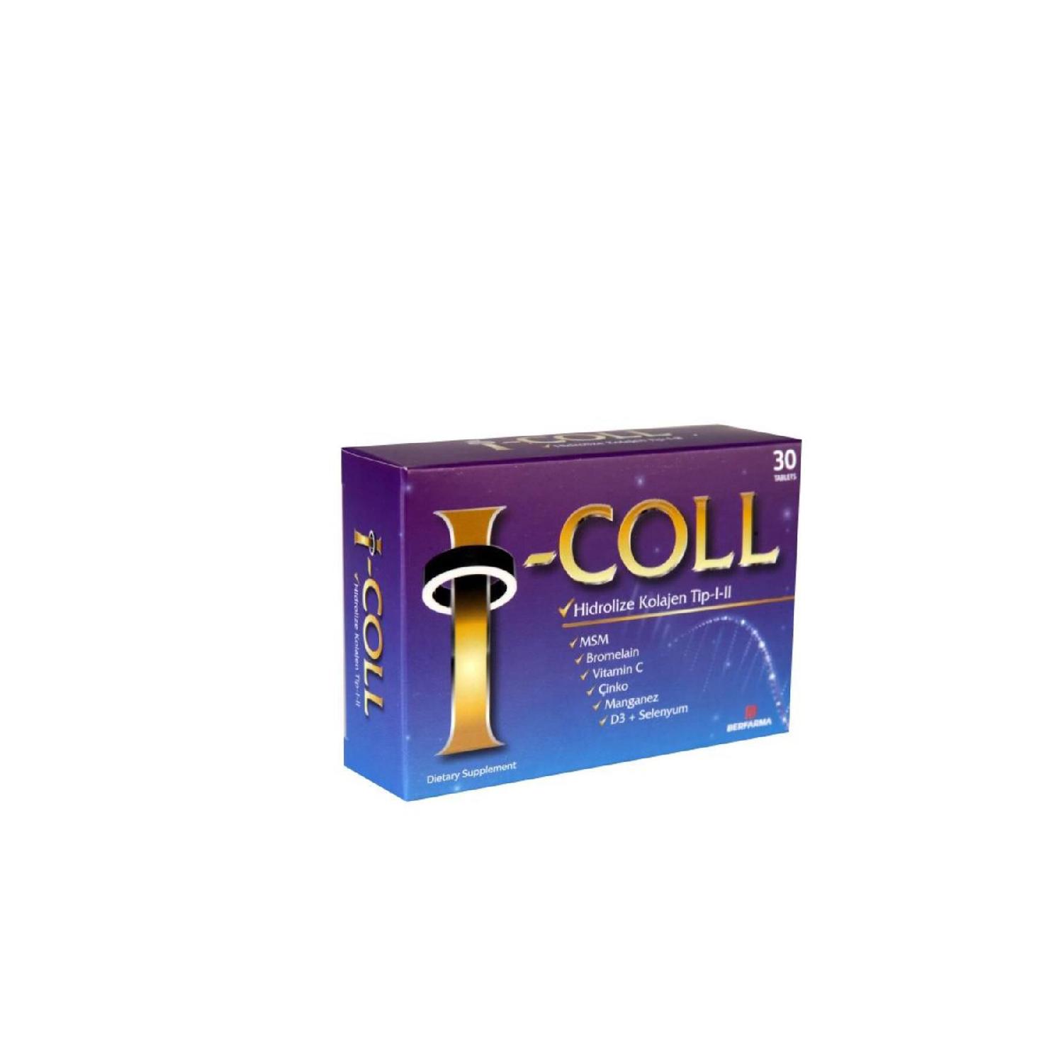 

I-coll Hydrolyized Collagen 30 Tablet