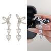 Elegant Butterfly And Heart Ear Clip Jewelry For Freeclip 1 2 Wireless Headphones Quality Alloy Clip On Charm Decoration