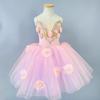 Vestito Tutù Balletto Romantico con Fiori per Ragazza Costumi per Performance Danza Ballerina Fata Festa Gonne da Balletto Costume Danza Moderna Ragazze