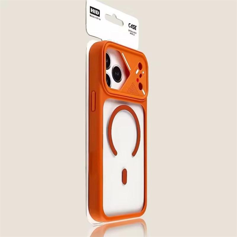 Luxury Shockproof Soft Armor Magnetic Case For iPhone 17 Air 16 15 14 13 12 Pro Max Plus For Magsafe Clear Acrylic Hard Cover