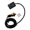 2x1.3x0.5in Blue LED Electronic Oil Pressure 0~120PSI Gauge Meter Sensor 12v