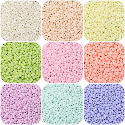 100 Stück Glasperlen Charm Tschechische Erdnussperlen Seed Spacer Perlen für Schmuckherstellung Zubehör