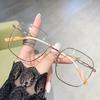 Luxury Square Women's Myopia Glasses Unisex Anti-blue Light Minus Eyeglasses Optical Spetacle Prescription Short Sight Eyewear